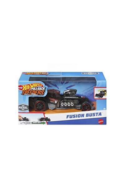 mattel Mașinuță metalică Hot Wheels cu sistem Pull Fusion, scară 1:43