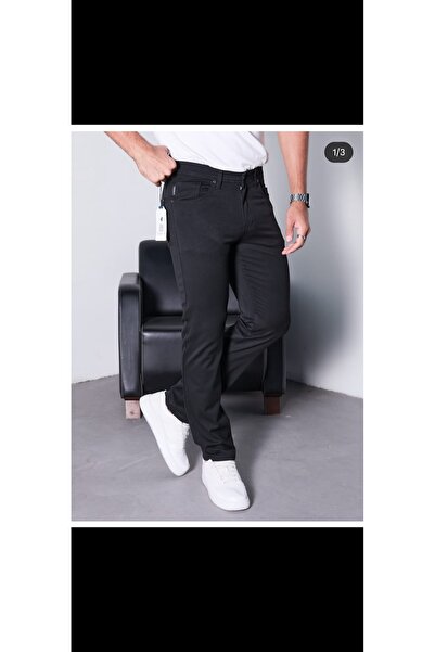Cinar erkek giyim Men's Denim Style Linen Trousers Summer Slim Fit Lycra Skin...