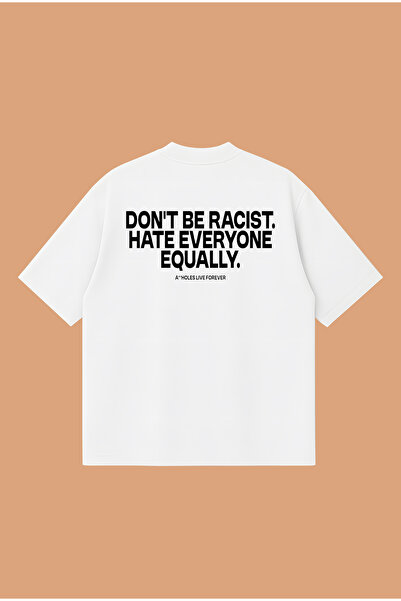 PURE POWER Don'T Be  Boxy Fit Oversize Unisex 100% Cotton Tshirt – Printed T-...