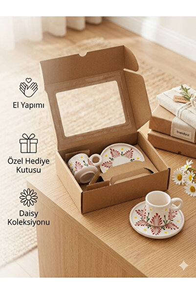 Genel Markalar Türk kahve fincanı-elyapımı fincan-kabartmalı fincan