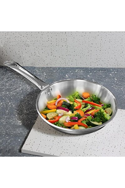 Vinod SMART TRIPLY FRYPAN WITH LID 28CM