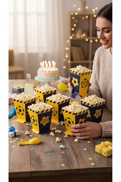 Cadde Süs Fb Themed Popcorn 8 Pieces Corn Box