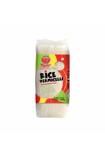 Pantai Tăiței de Orez Vermicelli 400g — Ideal pentru Pho, Stir-Fry, Bucătărie...