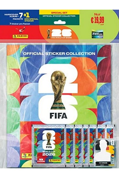 Panini Cupa Mondială FIFA 2026 - Set de început #3 (Album cartonat incl. 7 pa...