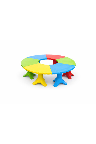concent Children's Activity Table with Storage Containers – Colorful – 125 cm...