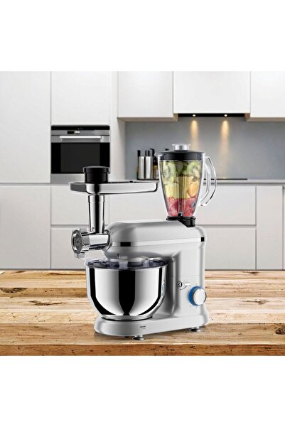 Vivendo Robot de bucatarie 1400W cu bol inox 5.5L – mixer, tocator si blender...