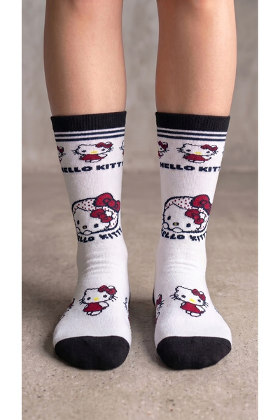 Neşeli Çoraplar Beli Hello Kitty šareni unisex čarape