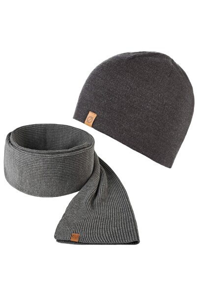 Brødrene Set caciula + fular barbati, Brodrene, Acril, Circumferinta 56-60 cm...