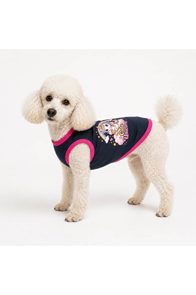 Buddy Store Sıfır Kol Kontrast Köpek Atleti - Füme Fuşya