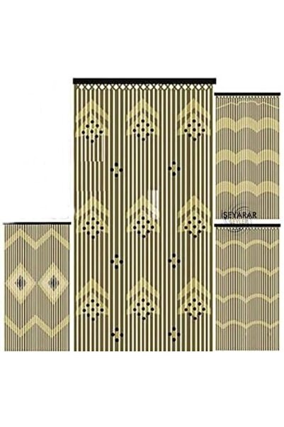 Genel Markalar El işi Naturel Separatör Kapı dekor perdesi 90x180cm Dizgisi 2...