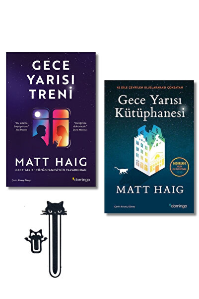 Domingo Yayınevi Gece Yarısı Treni + Gece Yarısı Kütüphanesi + Matt Haig 2 Ki...