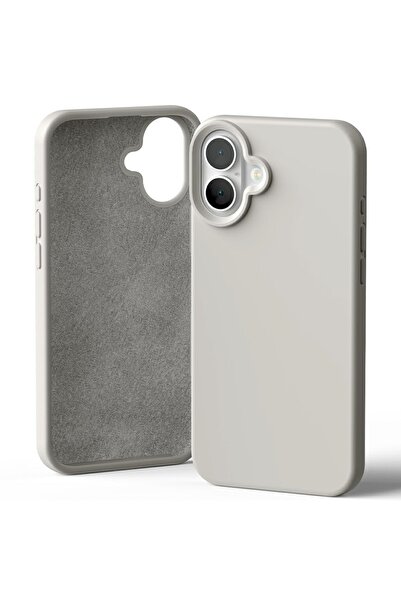 Mercury Goospery Husă de silicon Mercury pentru iPhone 16 Plus, Bej
