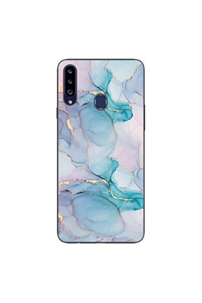 OEM Husa compatibila cu Samsung Galaxy A20S Silicon Gel Tpu Model Abstract Wa...