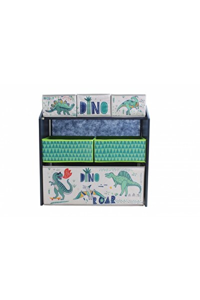 U-Grow Dulap organizator pentru jucării copii cu tematică dinozauri