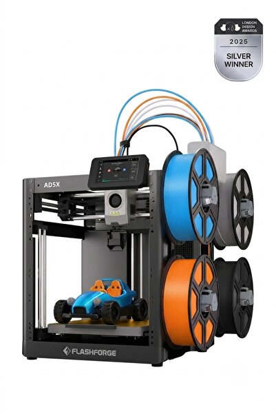 FlashForge AD5X – Multicolor 3D Printer for High-Speed, Full-Color Printing
