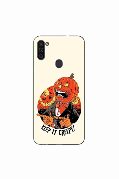 OEM Husa compatibila cu Samsung Galaxy A11 Silicon Gel Tpu Model Halloween Ke...