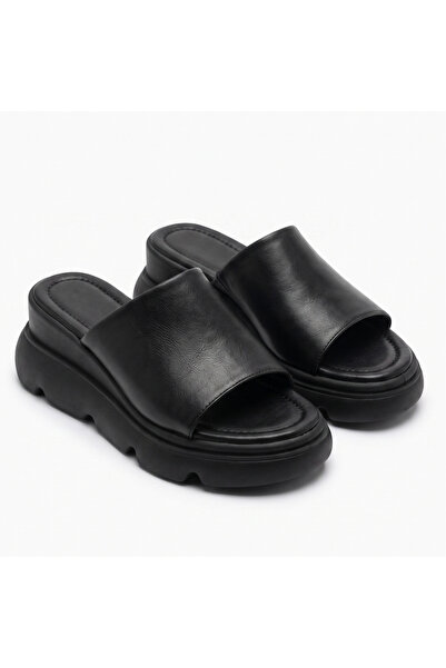 Barinoska Women's Platform Slippers Thick Soled Wedge Heel Comfortable Daily ...