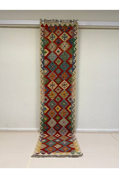 Afgan Halı El Dokuma Afgan Kilim Anadolu Desenlı 100% Yün Kök Boya Elsanat Eserı