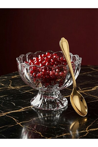 çukurova home Ice Cream Bowl with Stand - Snack Bowl - Serving Bowl (180 ml) ...