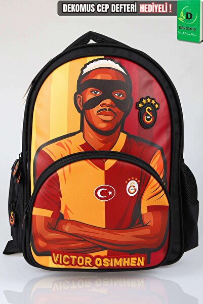 Galatasaray x Geantă de școală supradimensionată Victor Osimhen, cu design sp...