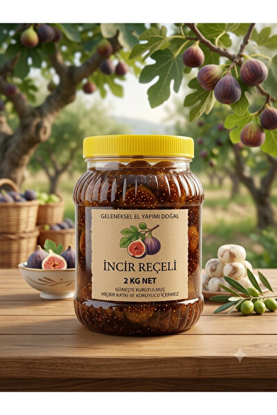 Genel Markalar Geleneksel El Yapımı Doğal İncir Reçeli - 2 KG Net