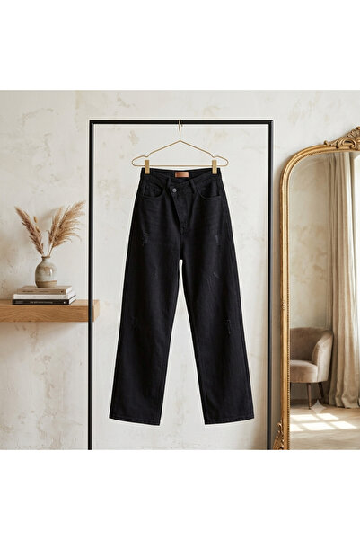 Özeniş High waist denim pants