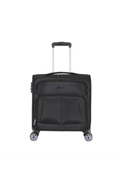 ABBRA Assoda Captain's Canvas Travel Bag - 16 Inch Black