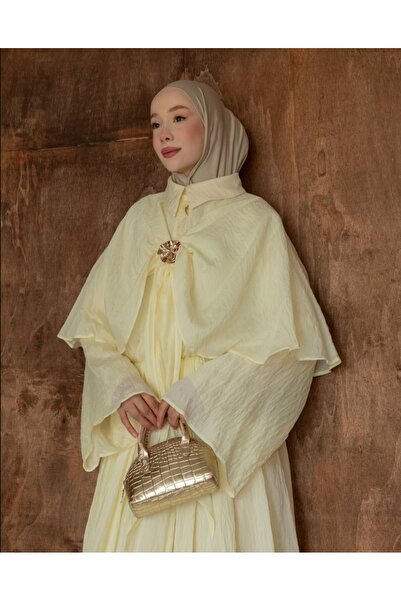 Lovely butik Kadın Pelerinli Elbise