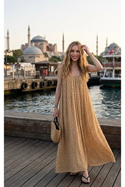 QBZ PUANTİYELİ MAXİ ELBİSE