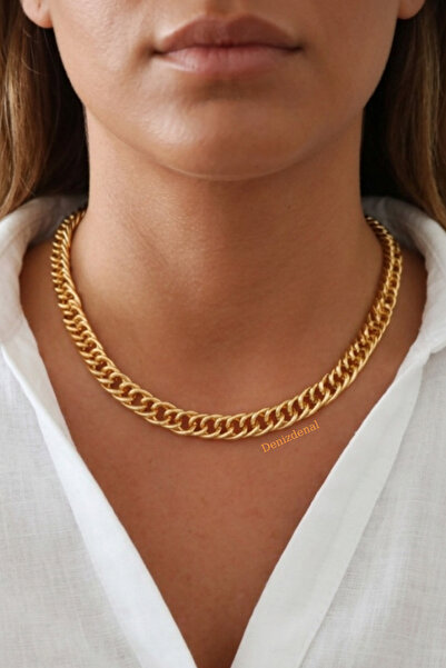 DENİZDENAL Gourmet Chain Thick Model Necklace