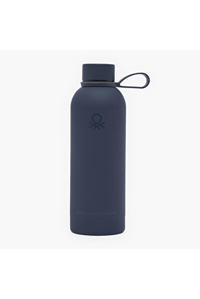 United Colors of Benetton Solid Stainless Steel Water Bottle with Wide Mouth ...