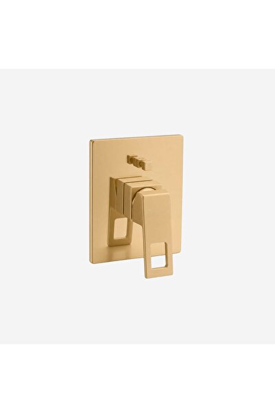 Otto Plus Grohe Square Two Levers Concealed Shower Mixer Trim | - Gold