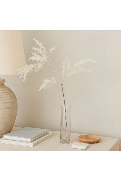 PAN HOME Artificial Rice Grain Stem H105cm - White