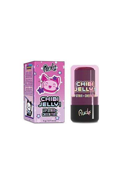 RUDE cosmetics 2 în 1 Nuanțator de buze + Nuanțator de obraji Chibi Jelly!, n...