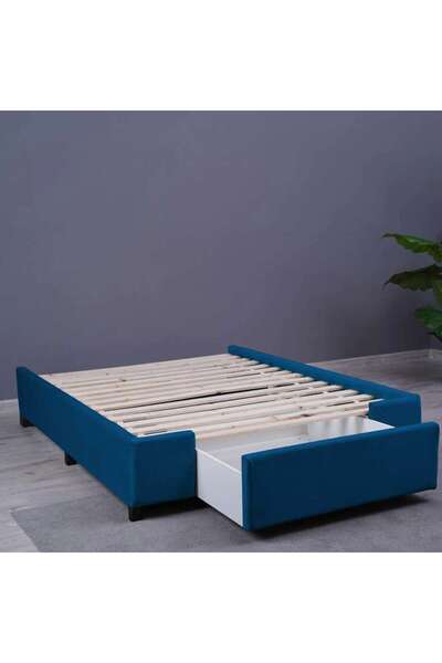 PAN HOME OLYMPIA BASE VELVET BLUE 160X200 CM