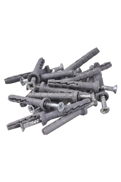 OEM Dibluri cu holzsurub 6 x 80 mm, prin bataie, set 4 bucati, Bossram