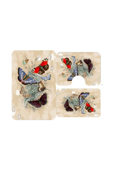 Royal Set covoare baie antiderapante 3 piese ( 1 buc 60x90 cm, 1 buc 60x45 cm...