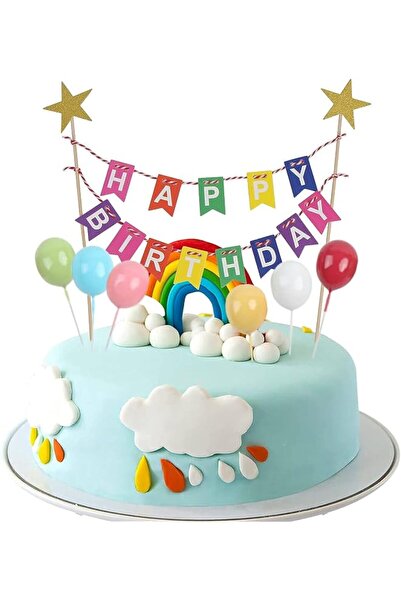 The Bros Cake Topper Kit, Balloon Cake Topper Kids Cake Decoration for Birthd...