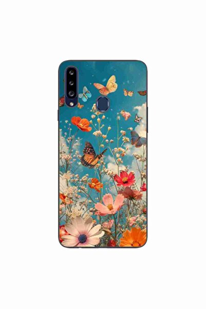 OEM Husa compatibila cu Samsung Galaxy A20S Silicon Gel Tpu Model Flori si Fl...