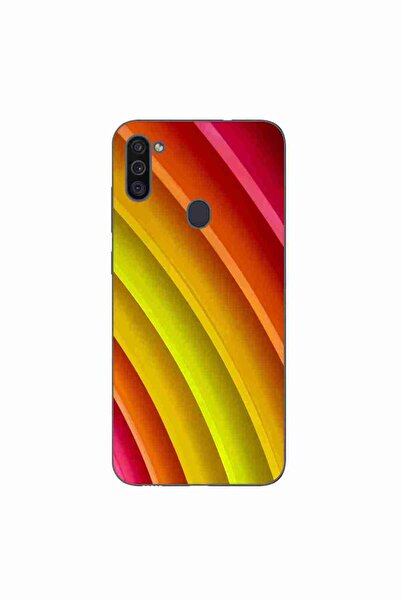 OEM Husa compatibila cu Samsung Galaxy A11 Silicon Gel Tpu Model Abstract Str...