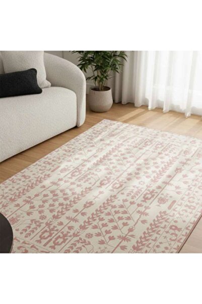 PAN HOME سجادة ميدو ناعمة ومريحة 160x230 سم - وردي