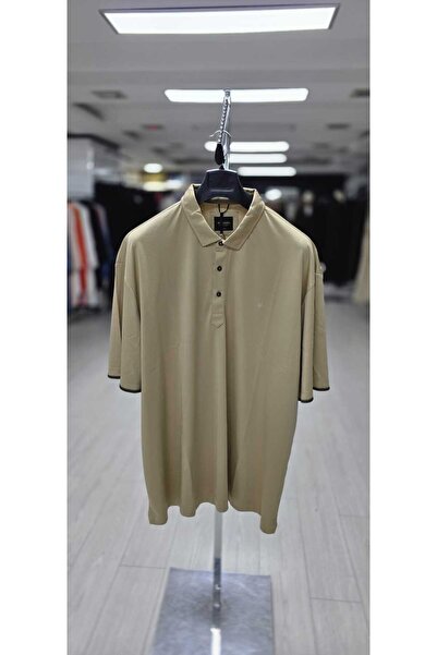 Tony Montana 6321 Büyük Beden Polo Yaka T-Shirt