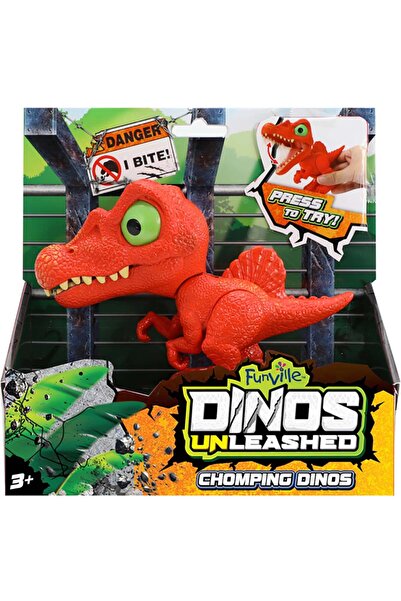 Dinos Unleashed Jucarie interactiva Chomping, Rosu