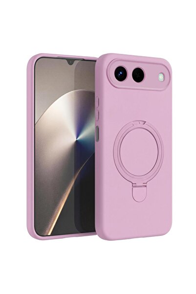 Microsonic Infinix Hot 60i 5G Uyumlu Kılıf Aura Stant MagSafe Pembe