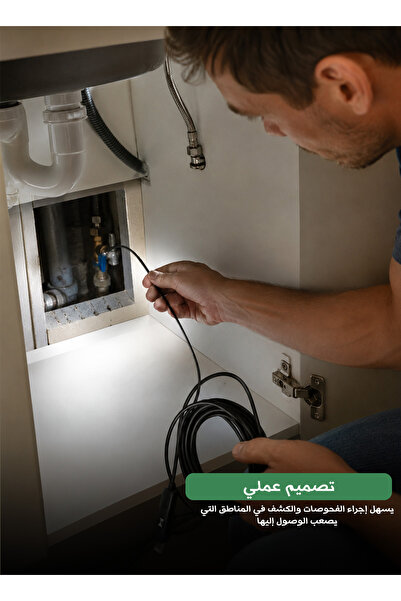 Yallabena كاميرا منظار داخلي عالية الدقة 3 في 1 نوع C ومايكرو USB، كاميرا فحص...