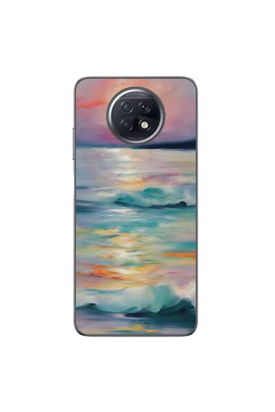 OEM Θήκη συμβατή με Xiaomi Redmi Note 9T Σιλικόνης TPU με σχέδιο ακουαρέλας θ...