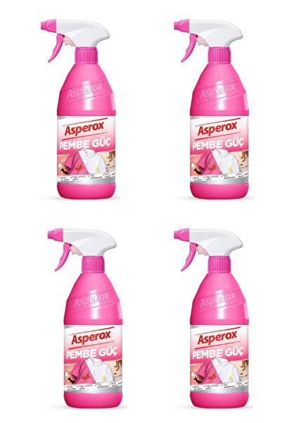 ASPEROX 650 ml Pembe Güç Leke Çıkarıcı Sprey Konsantre Formül ile Etkili Temi...