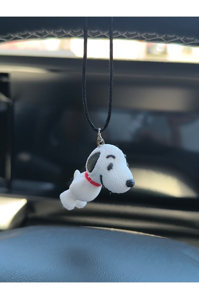 Esey Dizayn Snoopy MİNİ BOY Araba Süsü - Dikiz Ayna Süsü Torpido Süsü