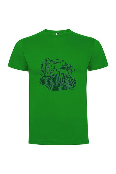 iLovePrints Sea Mystic Linework Tshirt