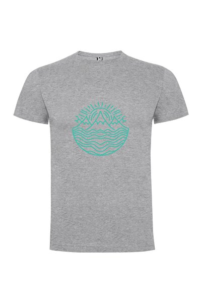 iLovePrints Mountain Majesty Line Art Tshirt